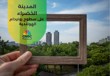 المدينة الخضراء على سطوح روتردام الهولندية
